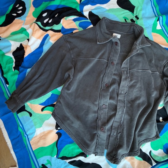 Joah Brown Gray Teddy Jacket - Picture 3 of 4